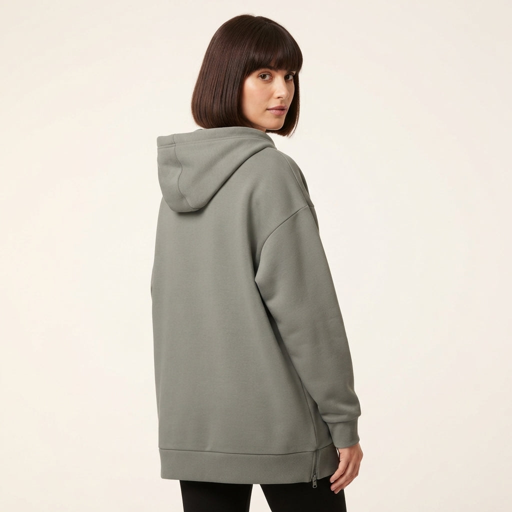 Poppy | Women's Oversized Full-Zip Hoodie