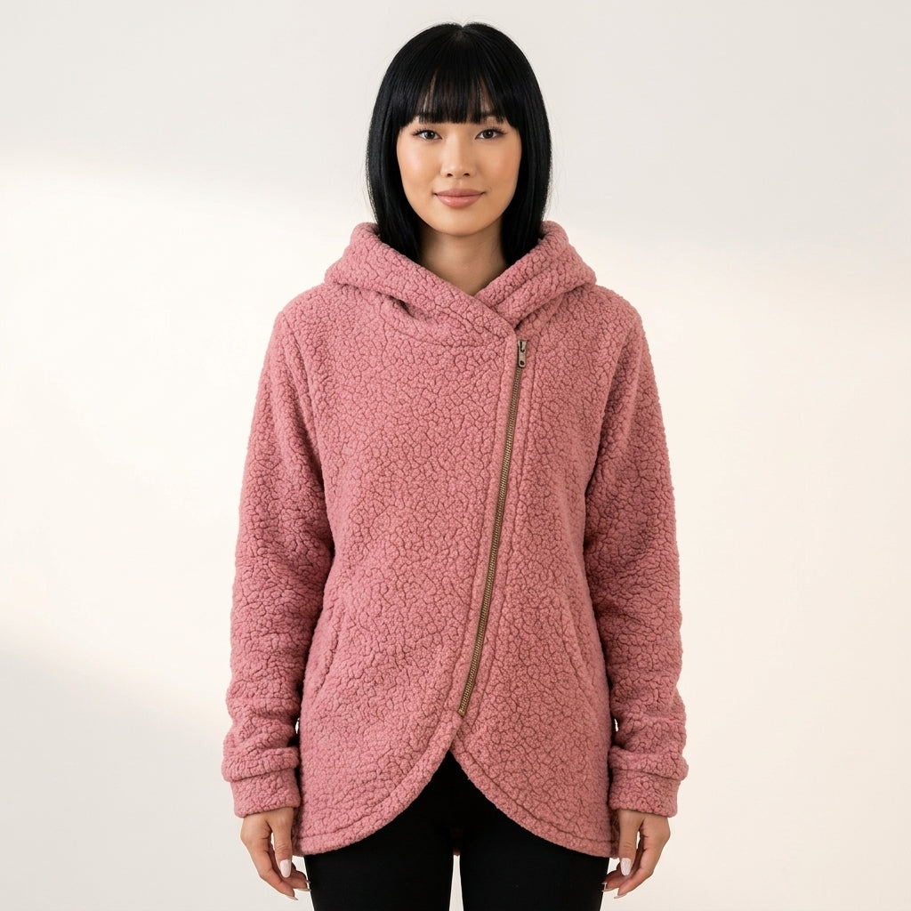Esme | Women's Asymmetric Zip Hoodie