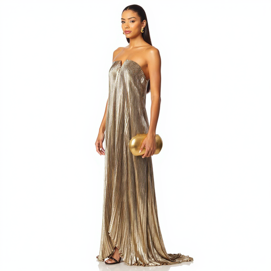 Martina Women Sleeveless Scoop Neck Knit Maxi Summer Dress