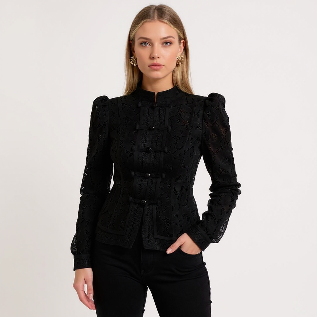 Rosalia Women Off-Shoulder Long Sleeve Knit Cardigan Top