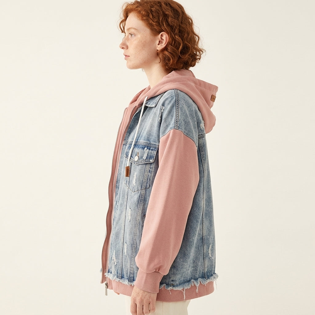 Marissa Hooded Denim Jacket