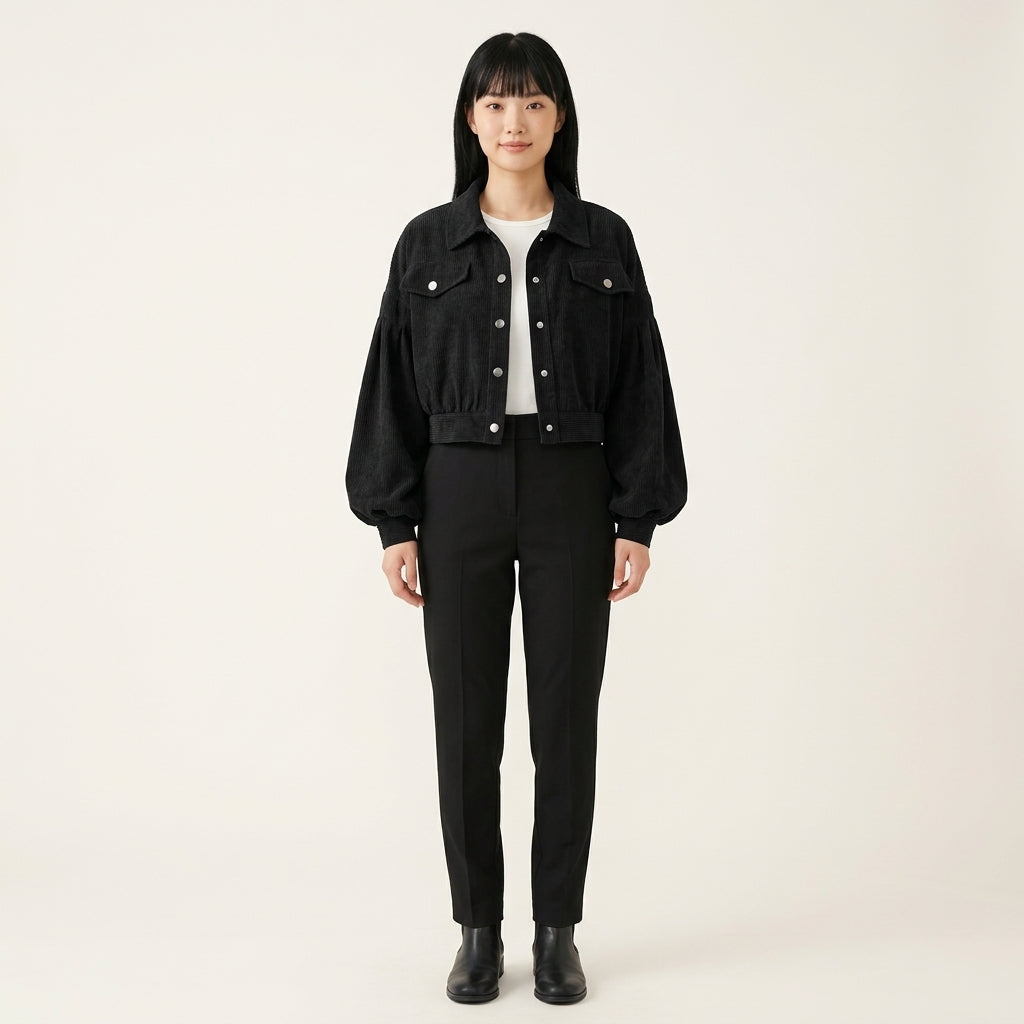 Verena Corduroy Crop Jacket