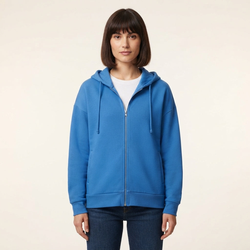 Poppy | Women's Oversized Full-Zip Hoodie