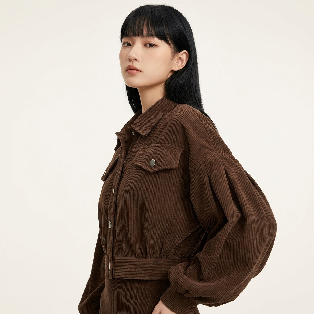 Verena Corduroy Crop Jacket