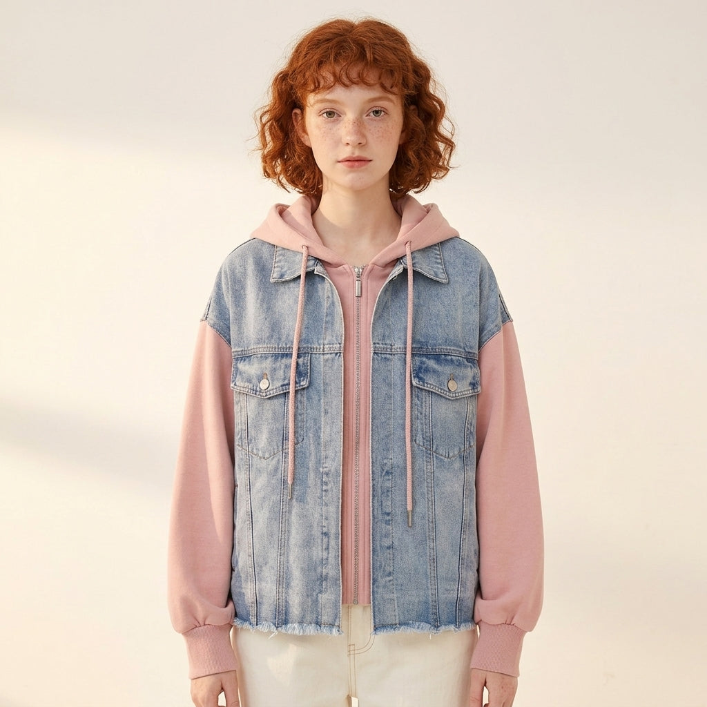 Marissa Hooded Denim Jacket