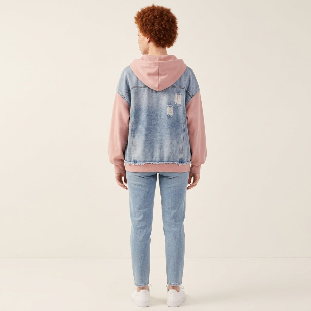 Marissa Hooded Denim Jacket