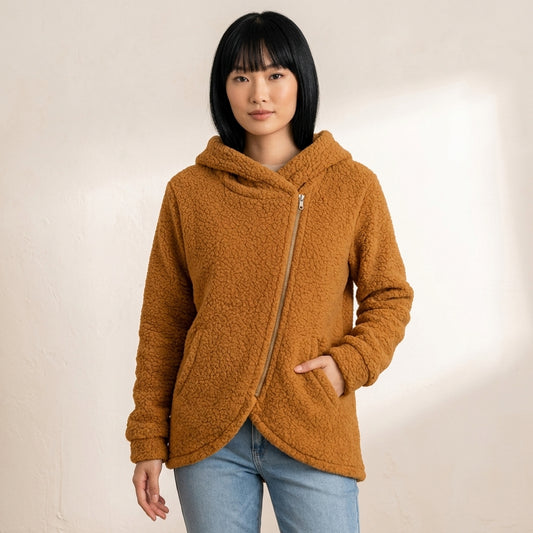 Esme | Women's Asymmetric Zip Hoodie