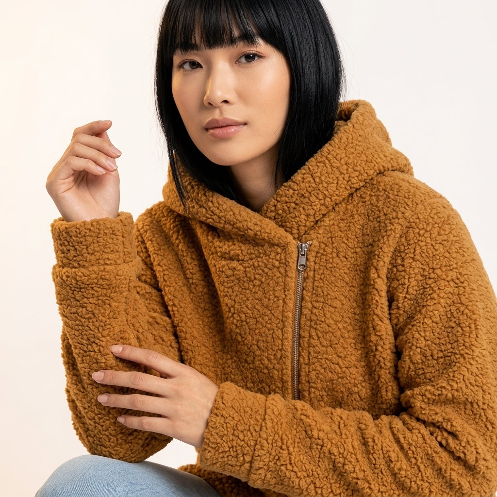 Esme | Women's Asymmetric Zip Hoodie