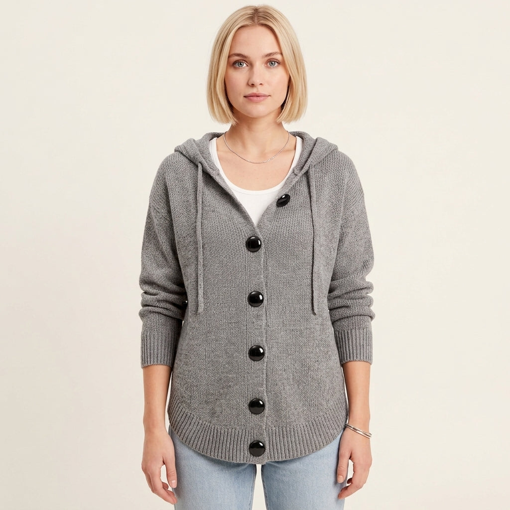 Juniper Drawstring Hood Cardigan