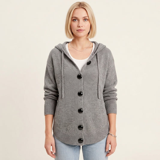 Juniper Drawstring Hood Cardigan