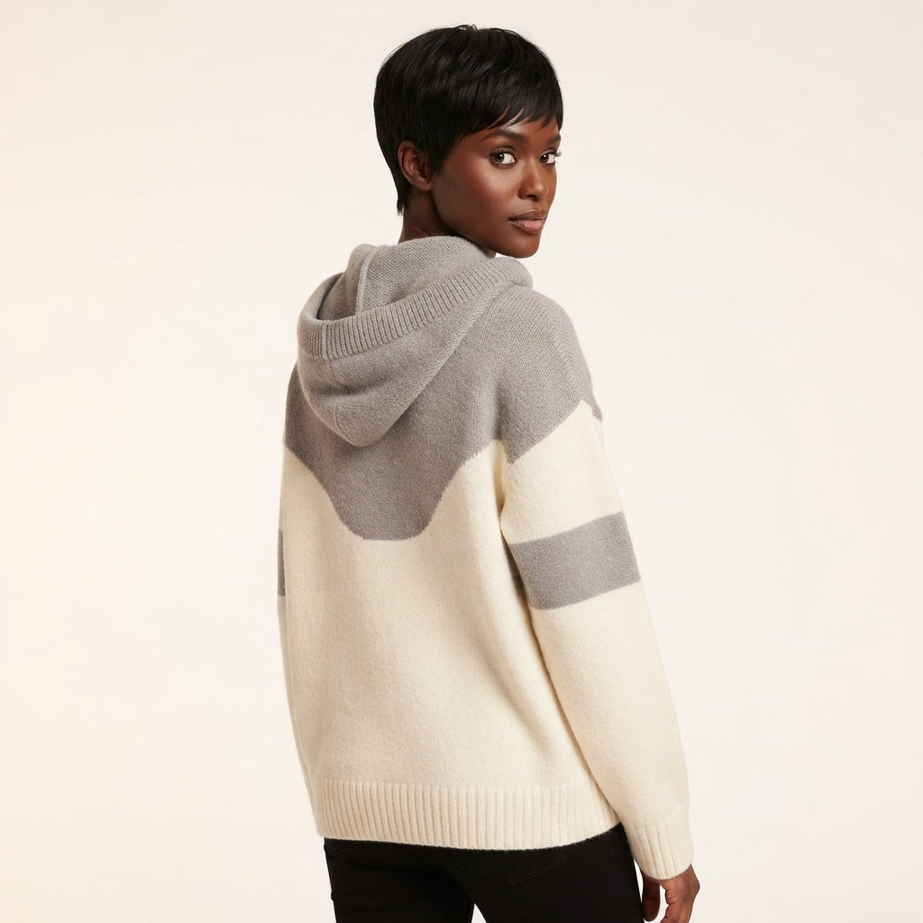 Wren | Women's Cowl Neck Knit Hoodie