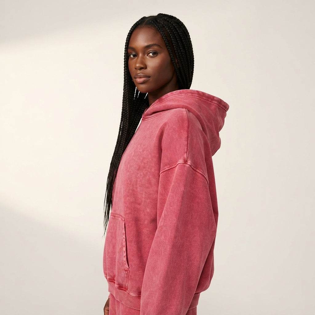 Tessa | Women's Acid Wash Oversized Pullover Hoodie