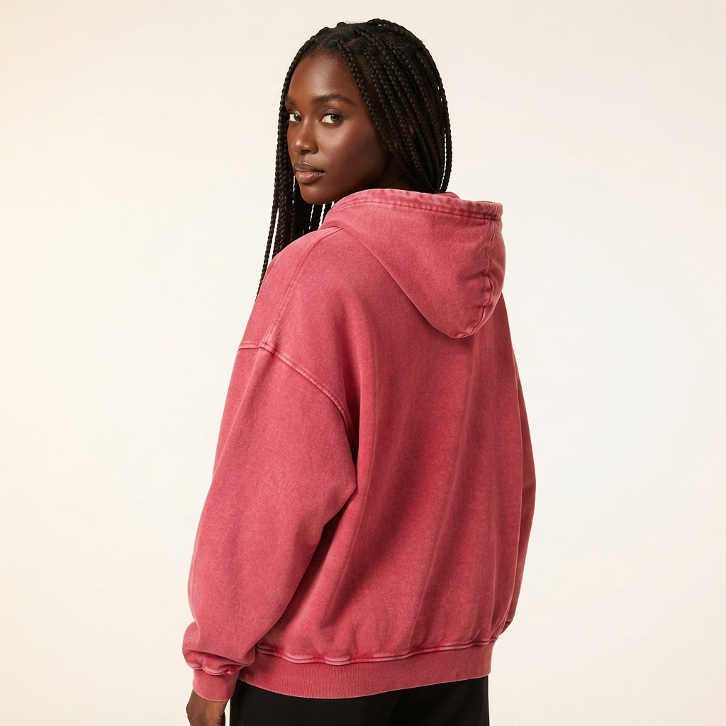 Tessa | Women's Acid Wash Oversized Pullover Hoodie