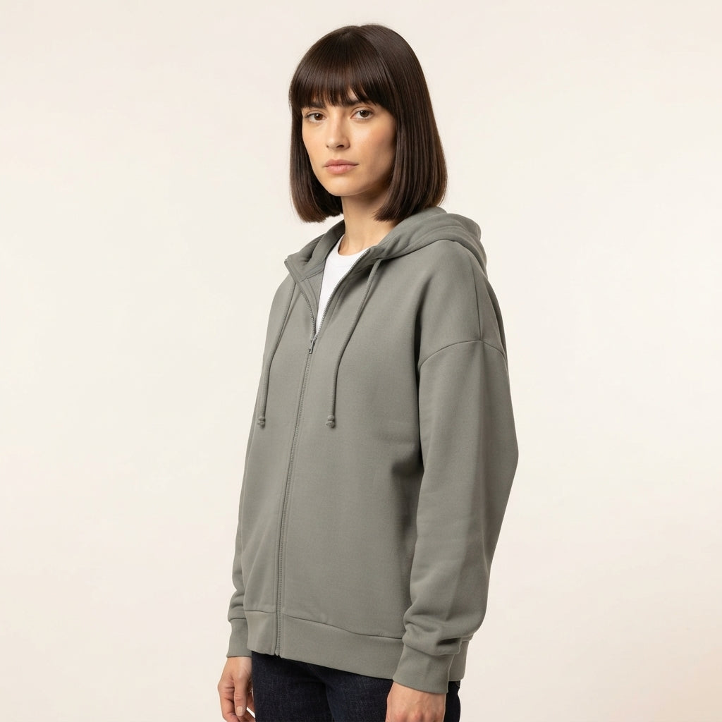 Poppy | Women's Oversized Full-Zip Hoodie