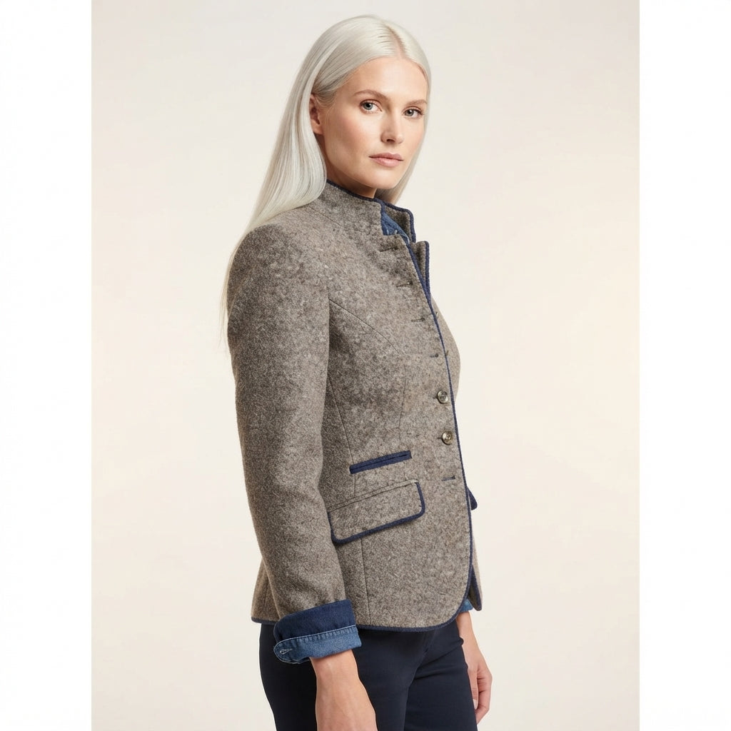 Tessa | Women's Tailored Button-Front Blazer