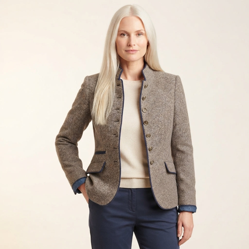 Tessa | Women's Tailored Button-Front Blazer