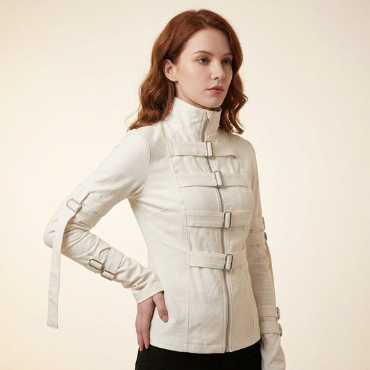Raven Adjustable Buckle Utility Jacket