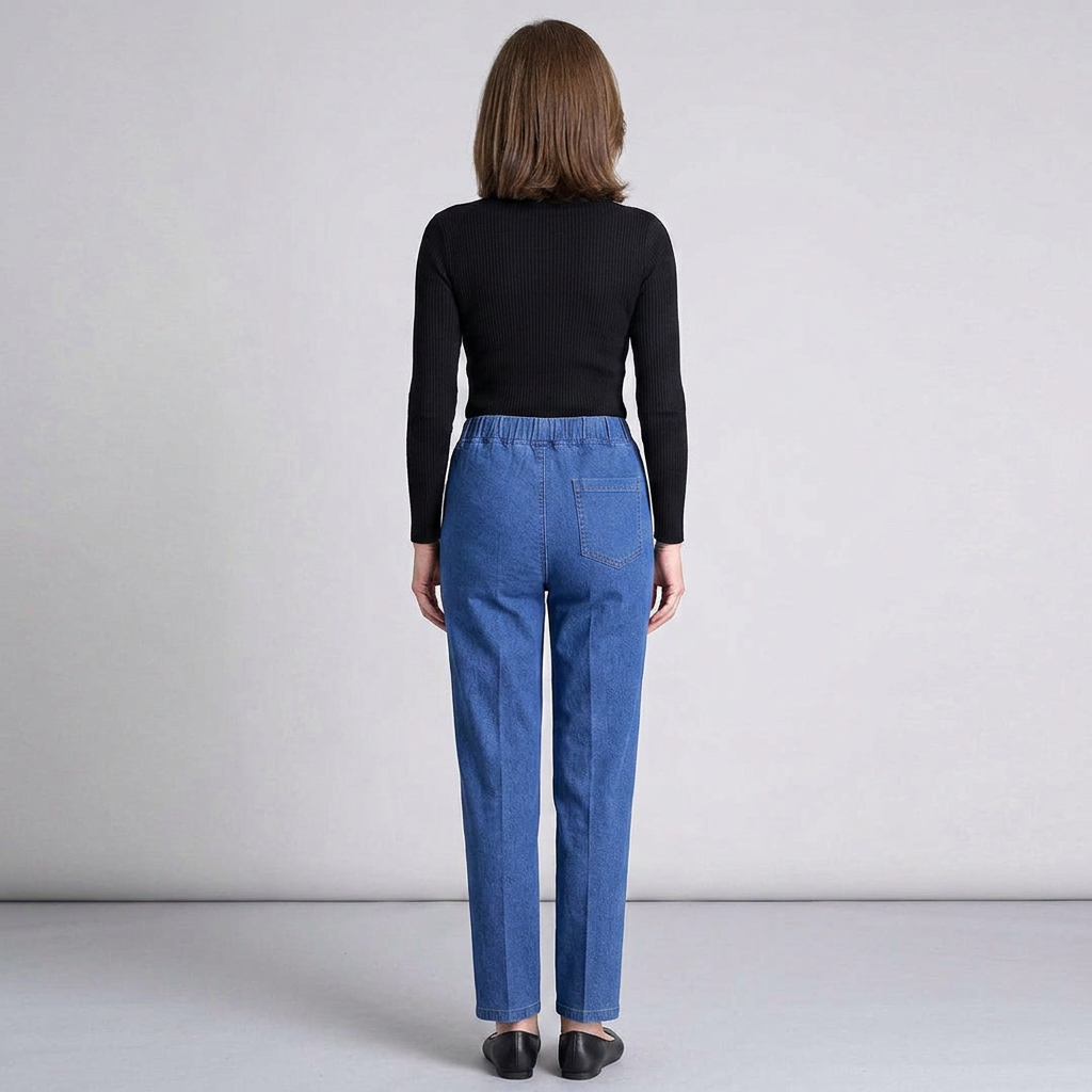 Marian Stretch Jeans with Side Pockets
