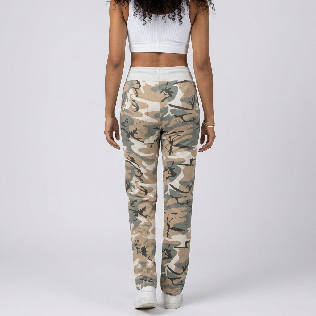 All-Over Print Wide-Leg Lounge Pants