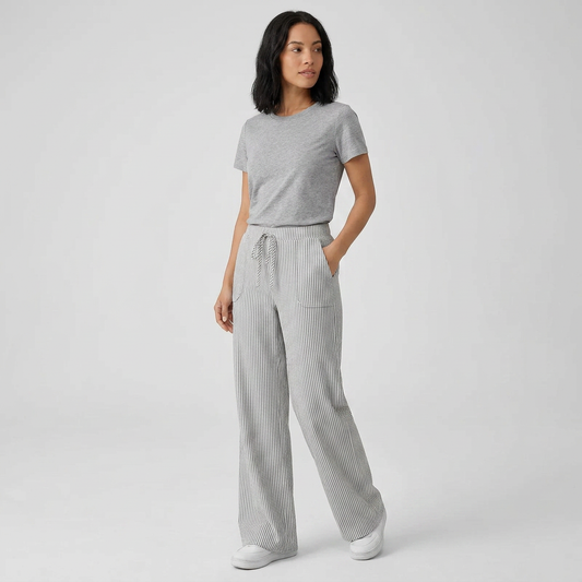 Amber Striped Pants with Pockets