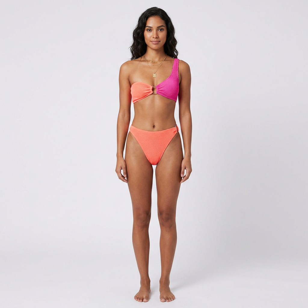 Leopard Print Triangle Bikini Set