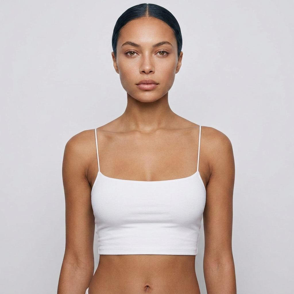 Aria Essential Cropped Spaghetti Top Cami