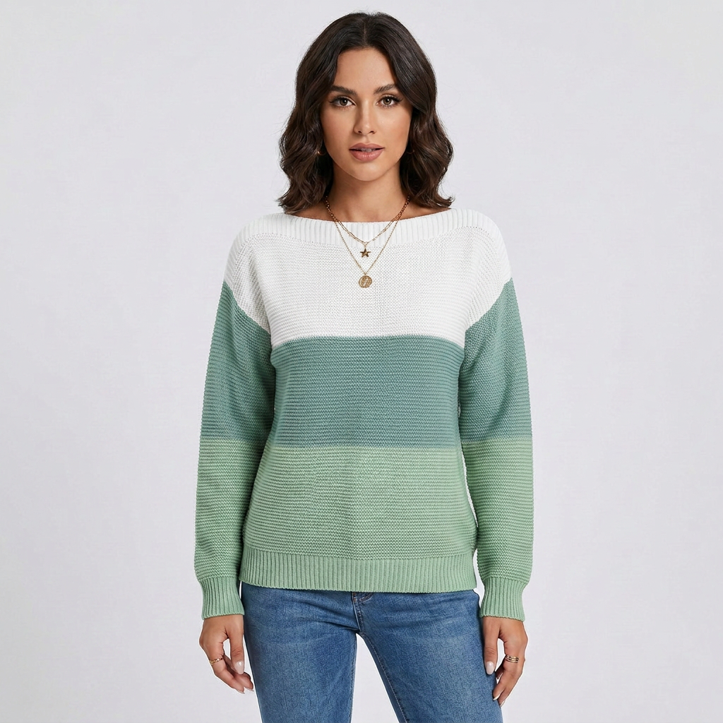 Crewneck Relaxed Fit Soft Knit Sweater