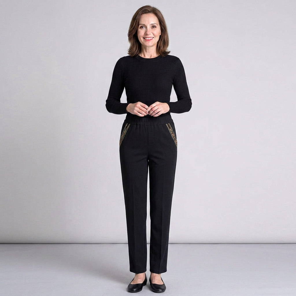 Marian Stretch Jeans with Side Pockets