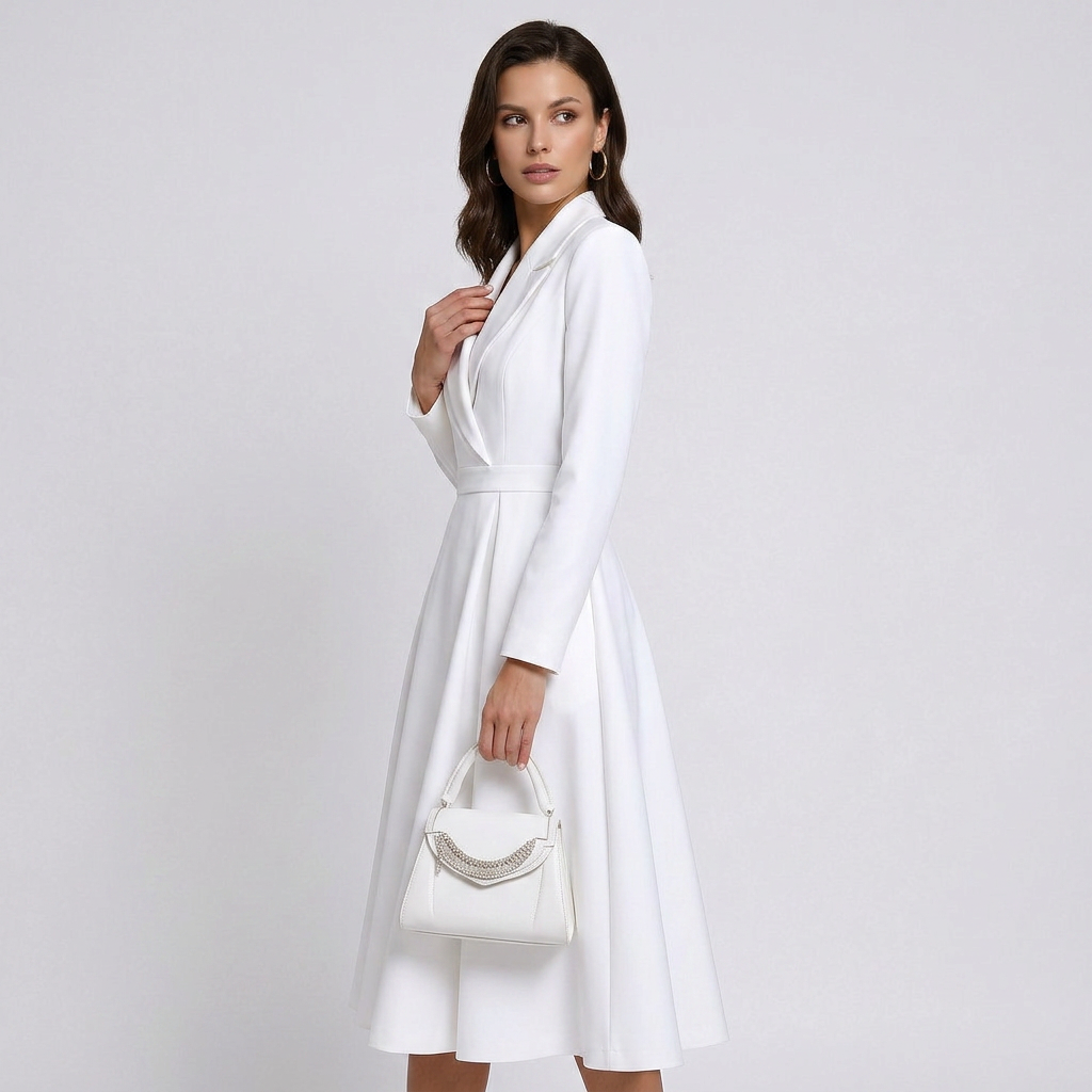 Lucia Women V-Neck Crochet Knit Cut-Out Mini Summer Dress