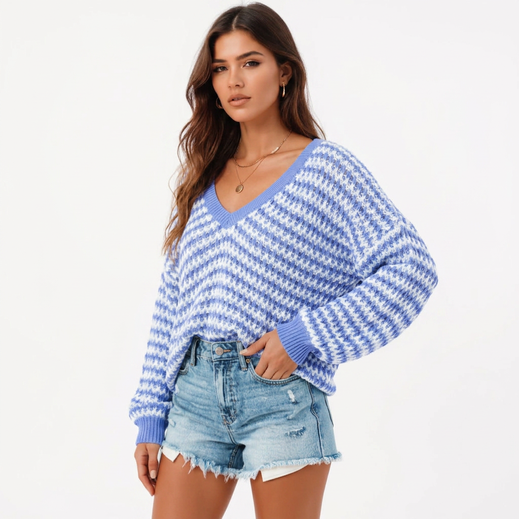 Wendy Women Off-Shoulder Cable Knit Sweater Top