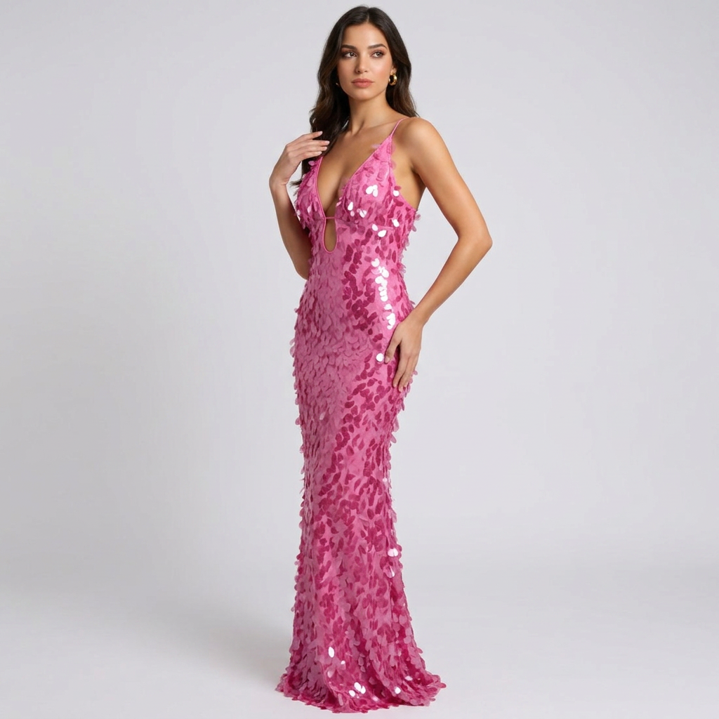 Elena Women Off-Shoulder Ruched Long Sleeve Maxi Dress