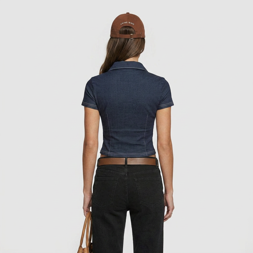 Sleeveless Ribbed High-Neck Top