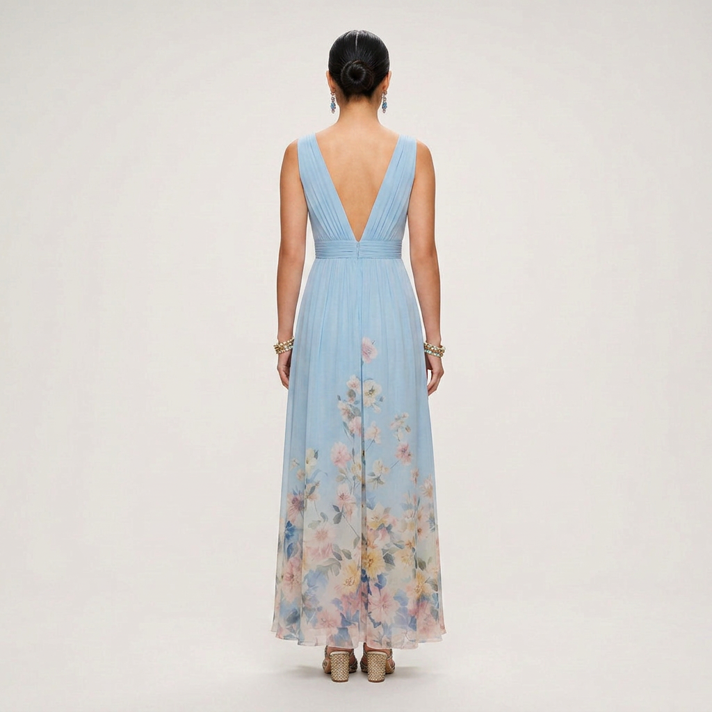 Madeline Elegant Textured Lace Midi Dress with Scalloped Hem