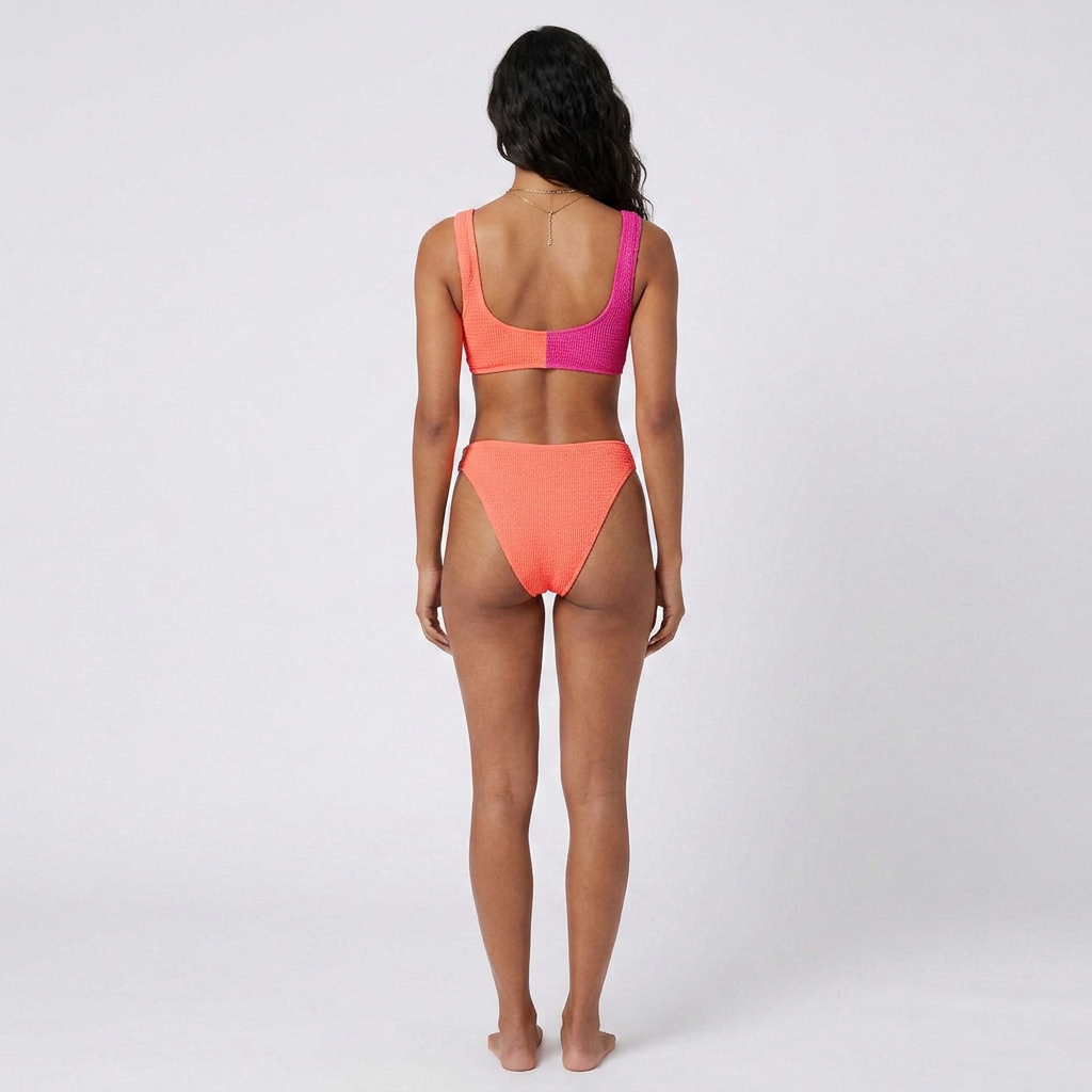 Leopard Print Triangle Bikini Set