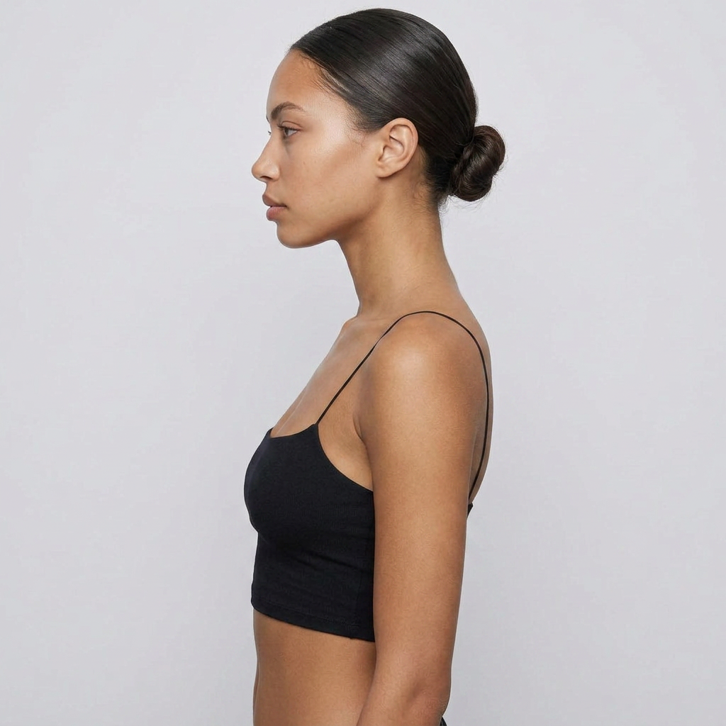 Aria Essential Cropped Spaghetti Top Cami