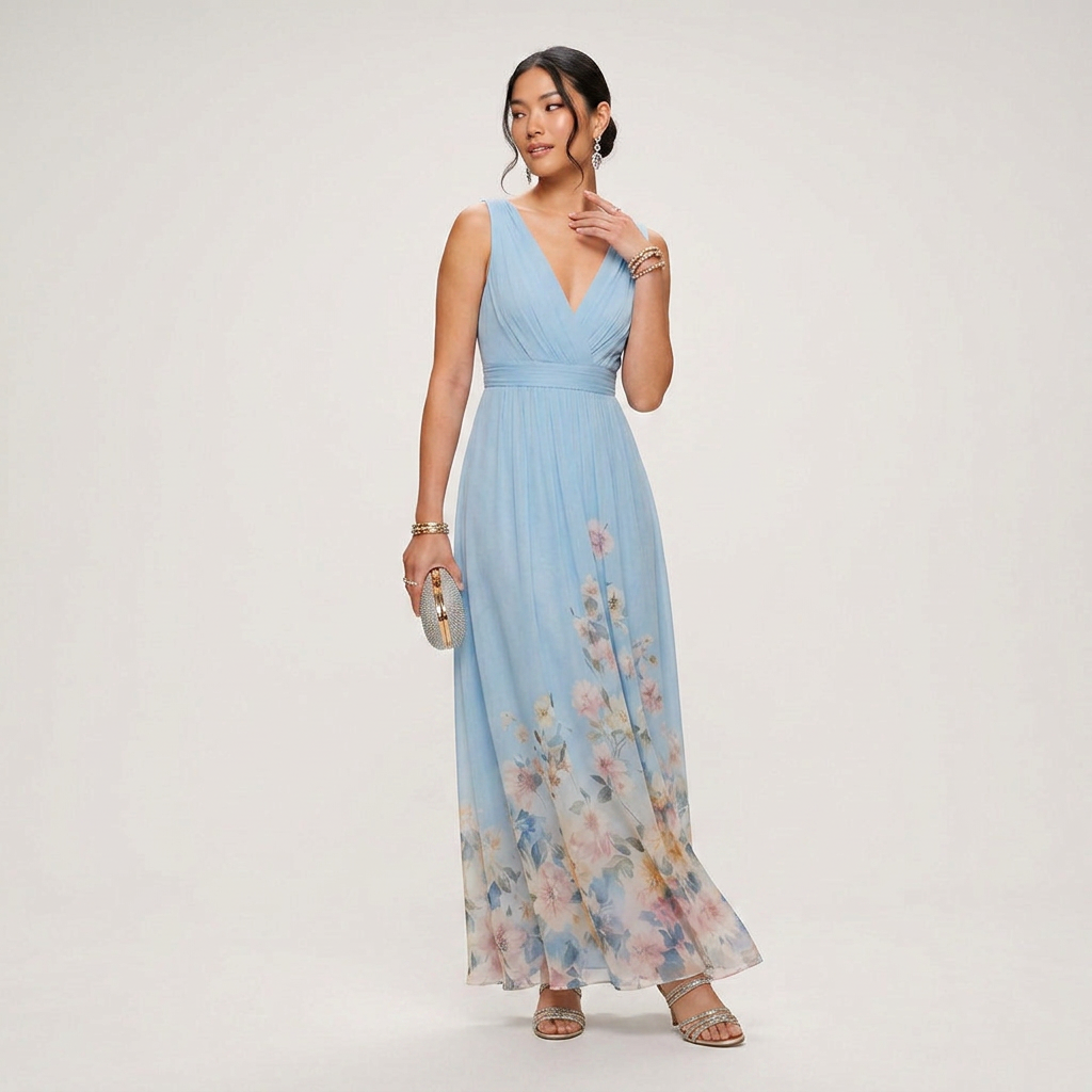Madeline Elegant Textured Lace Midi Dress with Scalloped Hem