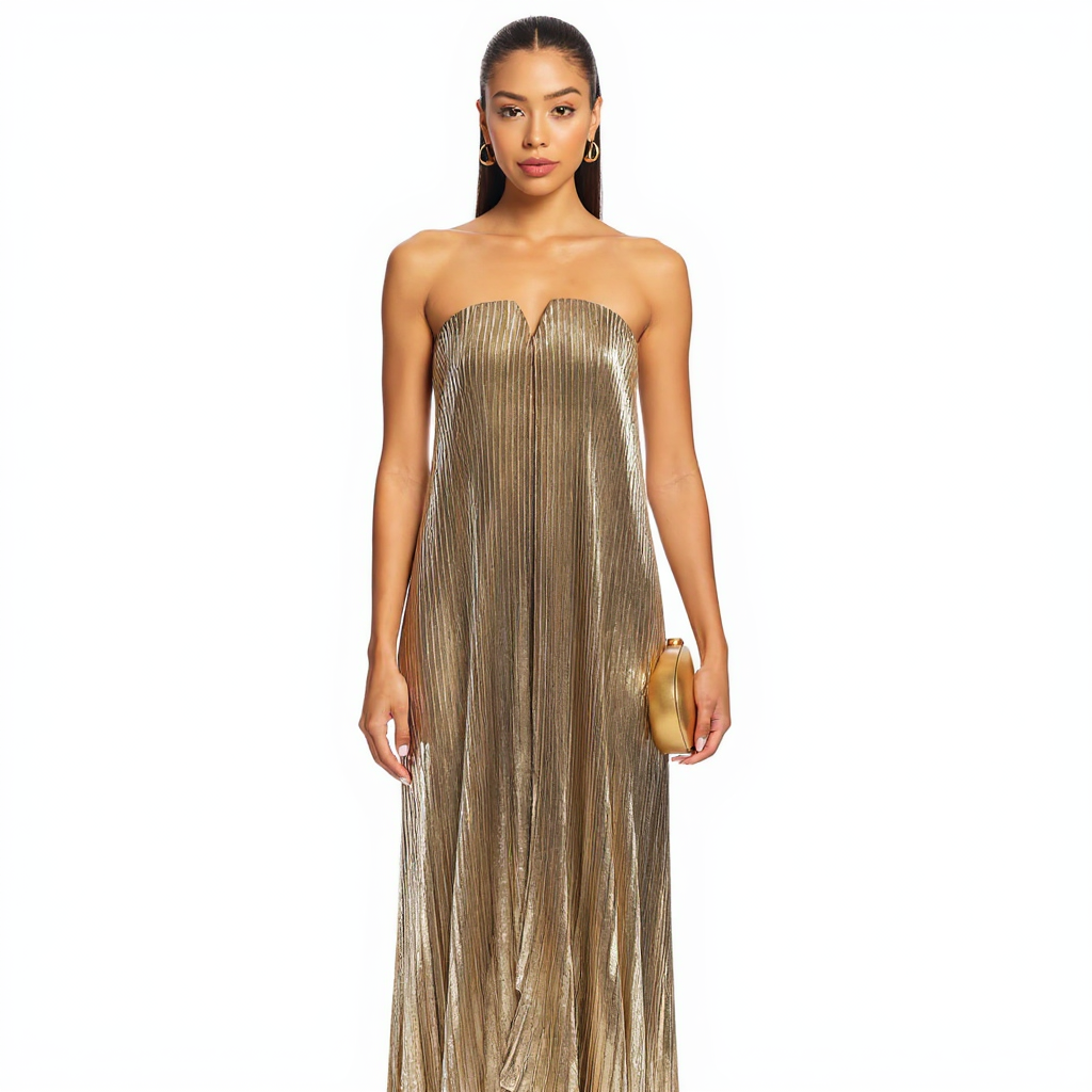 Martina Women Sleeveless Scoop Neck Knit Maxi Summer Dress