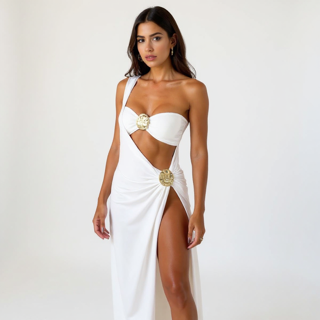 Elena Women Long Sleeve Knit Cover-Up Top and Shorts Swim Set