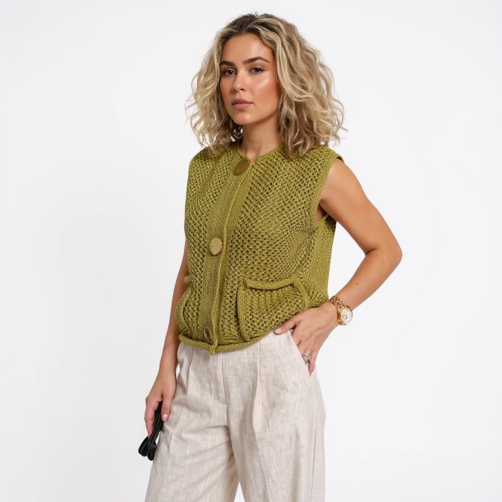 Olivia Women Off-Shoulder V-Neck Cable Knit Cardigan Top
