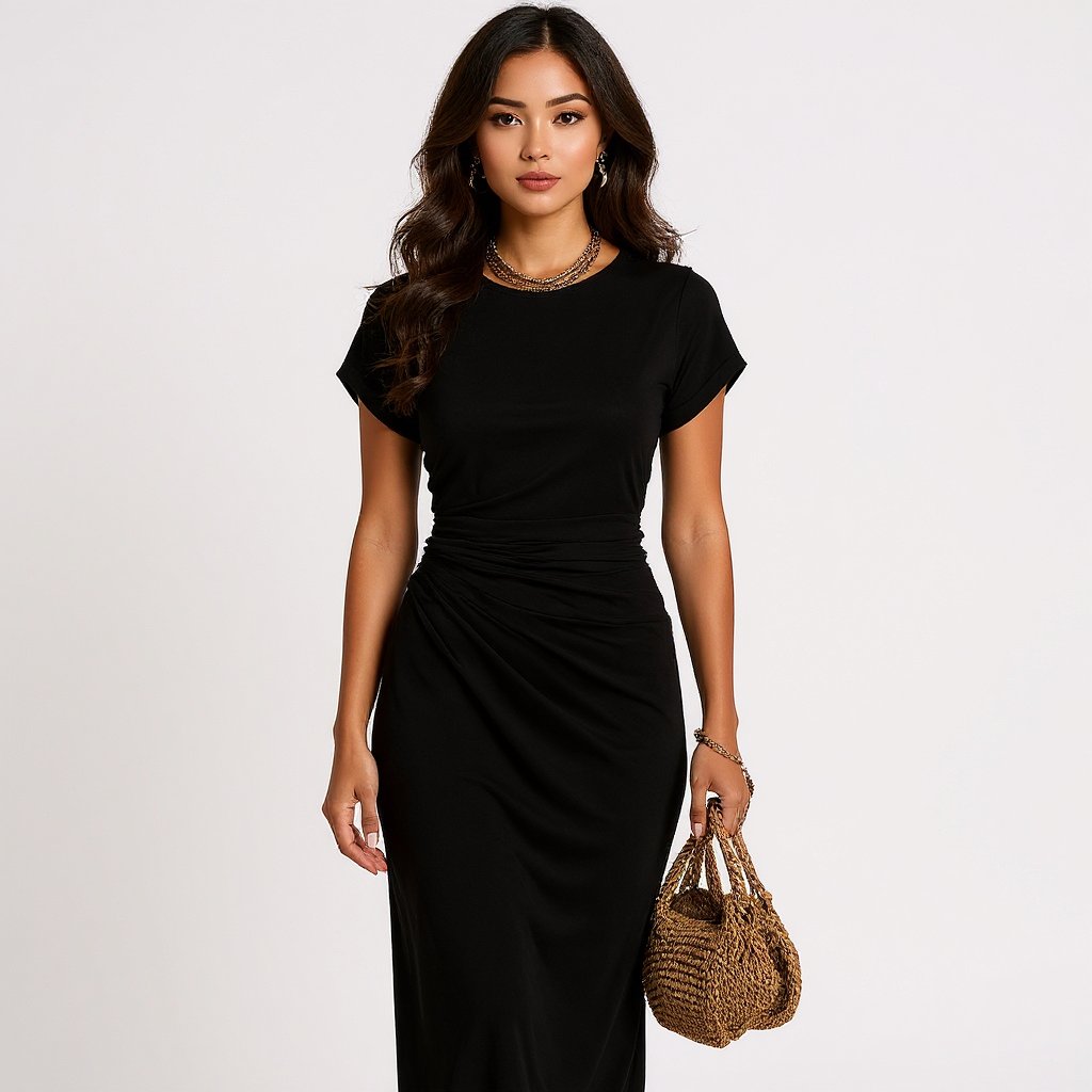 Daniela Women Sleeveless High Neck Sheer Mesh Bodycon Maxi Dress