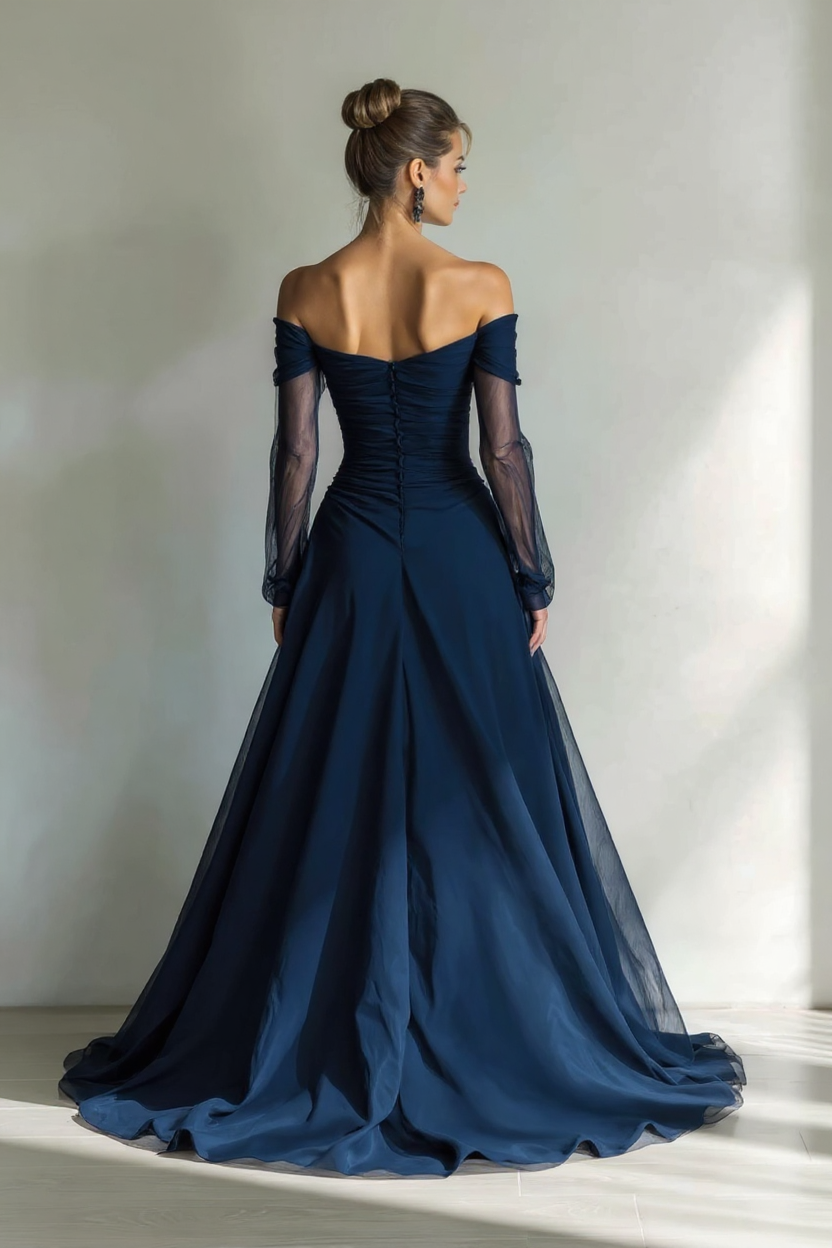 Cordelia Strapless Bustier Corset Tiered Lace Maxi Dress