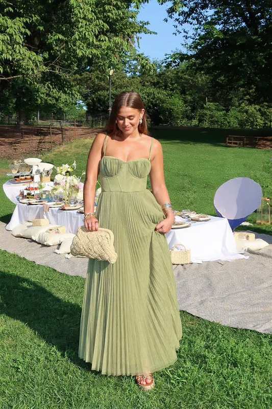 Clarissa Strapless Tiered Floral Embroidered Maxi Dress