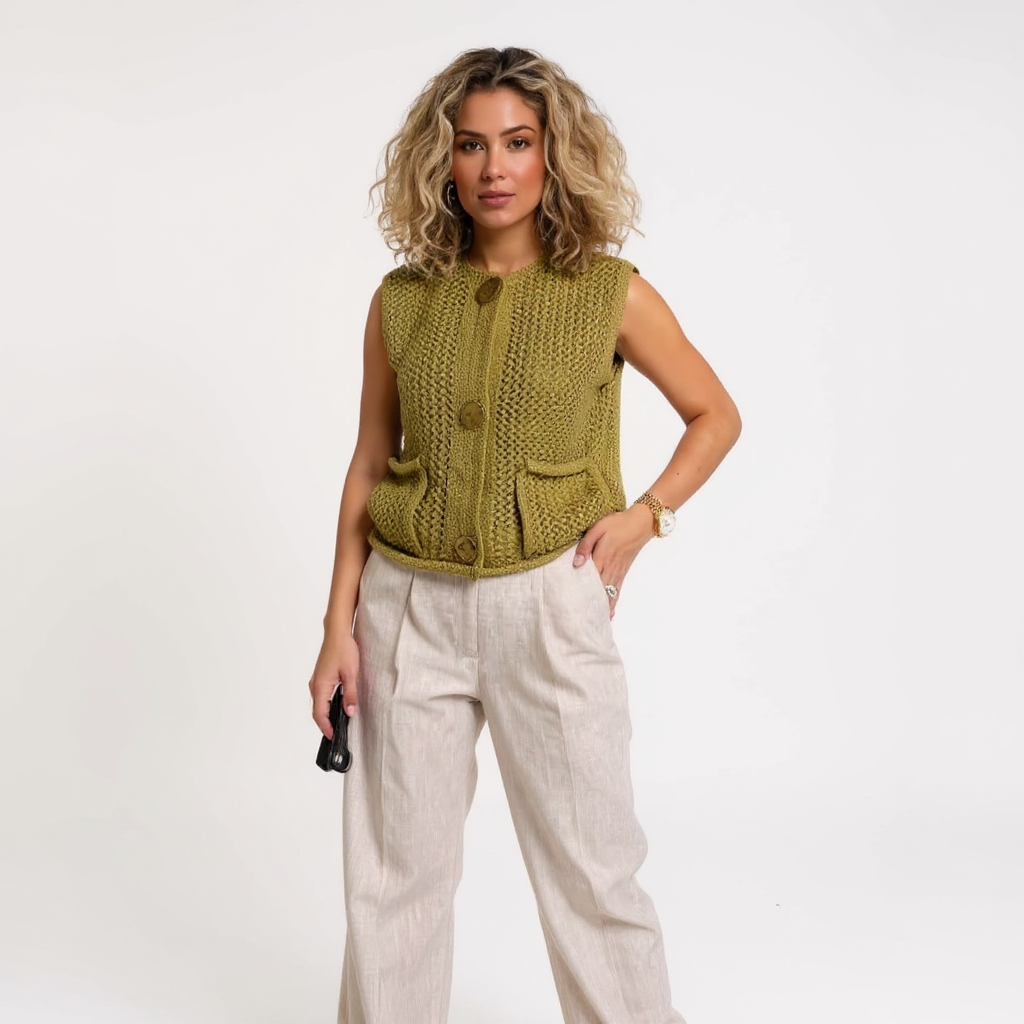 Olivia Women Off-Shoulder V-Neck Cable Knit Cardigan Top
