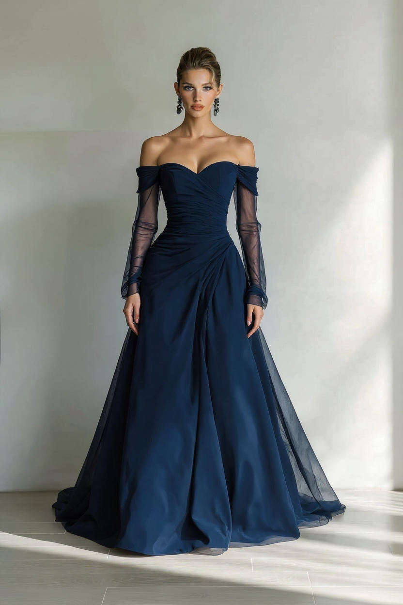 Cordelia Strapless Bustier Corset Tiered Lace Maxi Dress