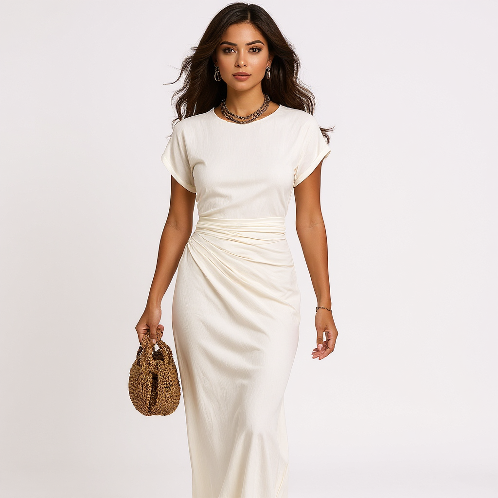 Daniela Women Sleeveless High Neck Sheer Mesh Bodycon Maxi Dress