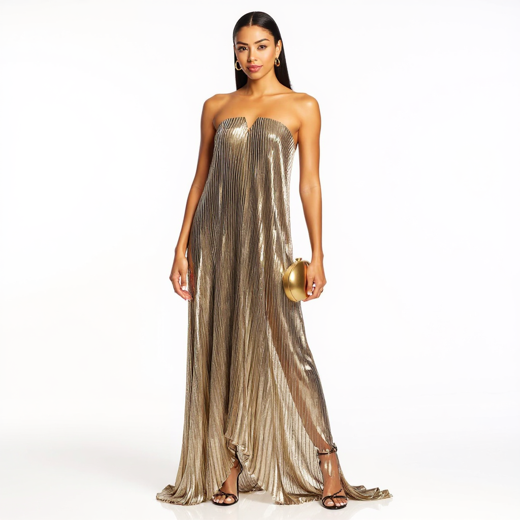 Martina Women Sleeveless Scoop Neck Knit Maxi Summer Dress
