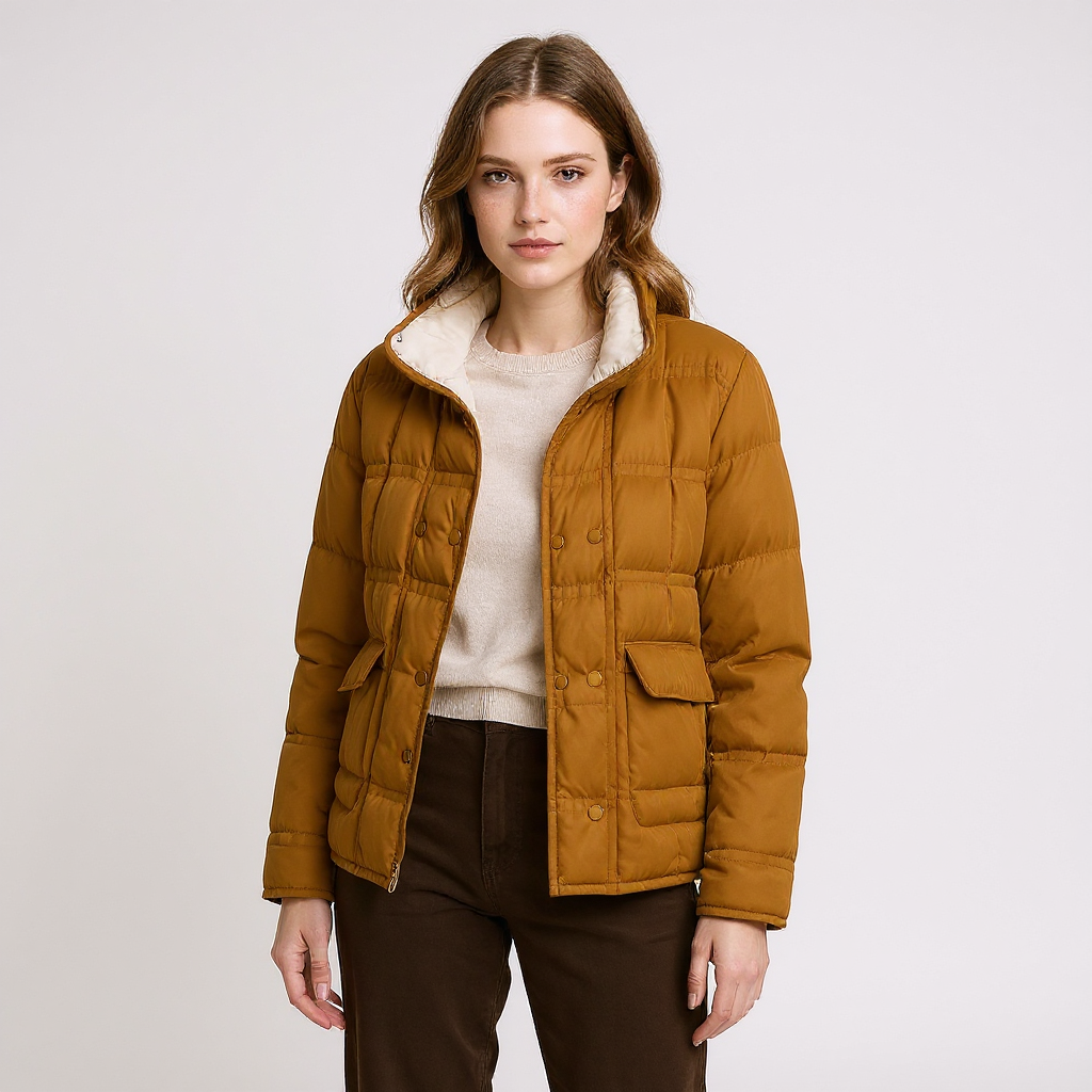 Gigi Women Reversible Lightweight Duck Down Quilted Jacket