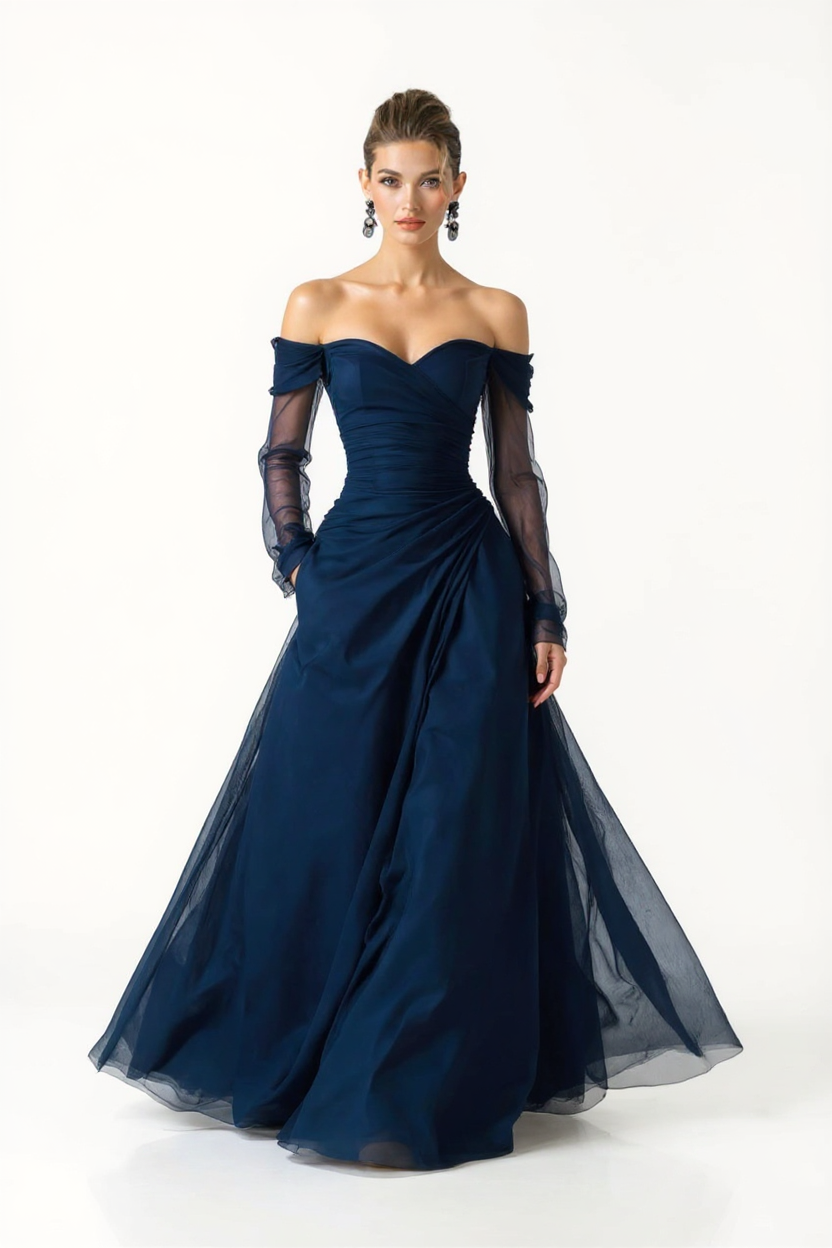 Cordelia Strapless Bustier Corset Tiered Lace Maxi Dress