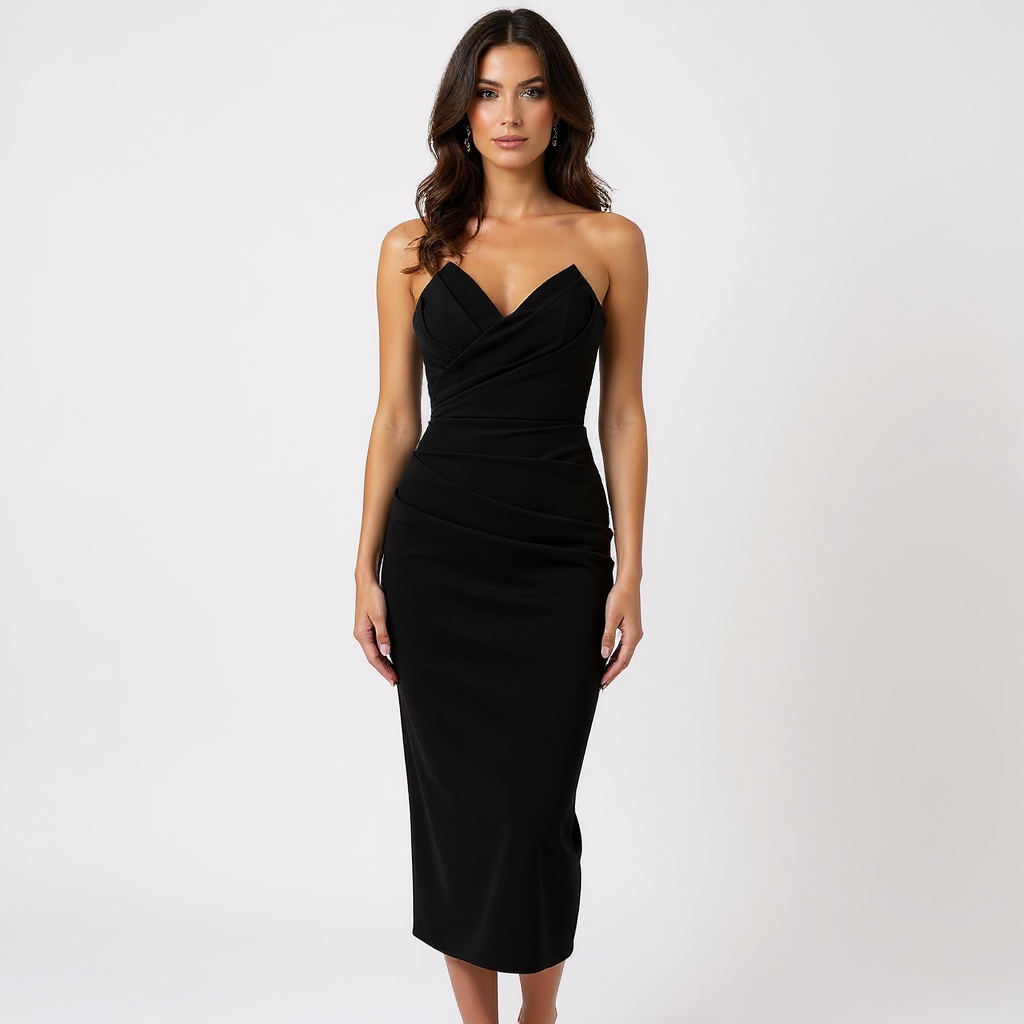 Sleeveless Square Neck Knit Maxi Summer Dress