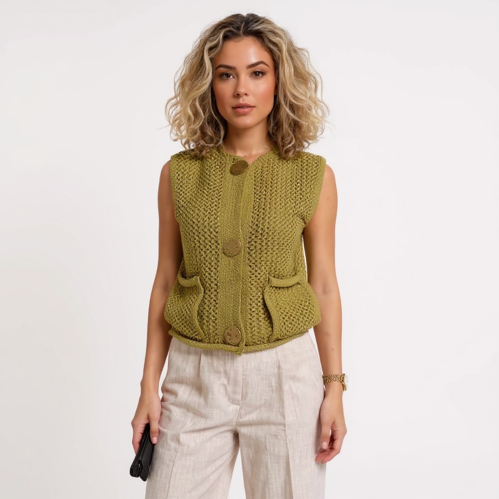 Olivia Women Off-Shoulder V-Neck Cable Knit Cardigan Top